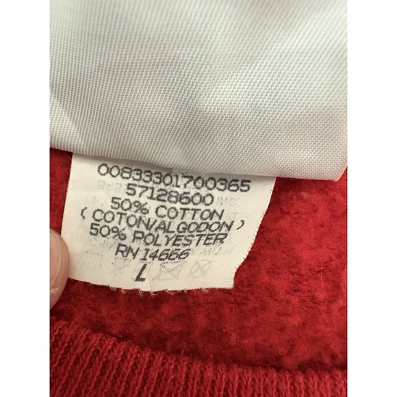 Vintage 90s Lee Wise Men Still Seek Him Jesus Crewneck Sweatshirt Size Large - Picture 7 of 8